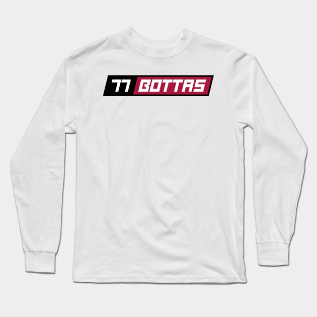 Valtteri Bottas 77 F1 Driver Long Sleeve T-Shirt by petrolhead